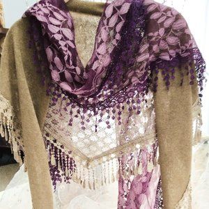 Victorian Styled Scarfs with Lace Detail